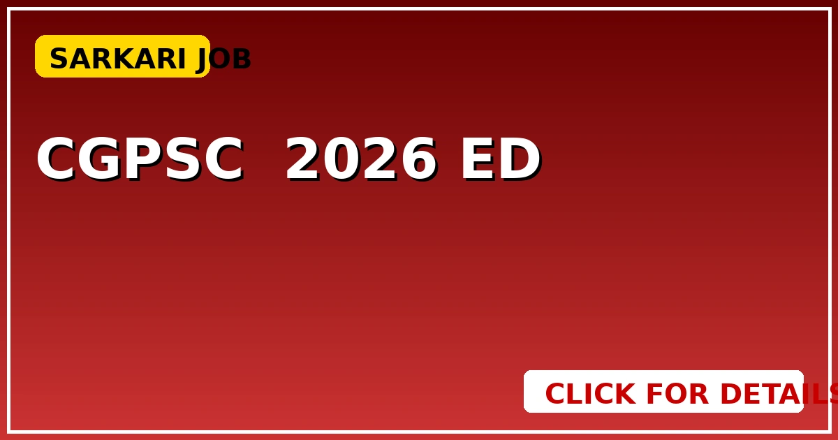 CGPSC घोटाला 2026: ED की बड़ी छापेमारी, क्या है बड़ा अपडेट देखें - CGSarkari